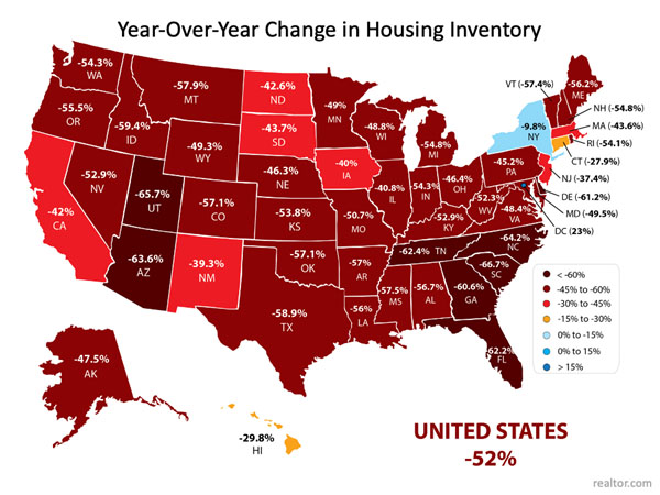 Map #2 – State by State Inventory